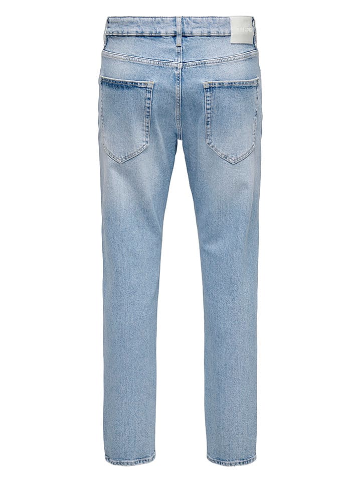 ONLY & SONS Jeans - Tappered fit - in Hellblau günstig kaufen