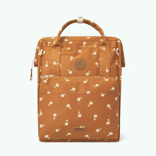 Brown diaper bag from Les Sables d'Olonne