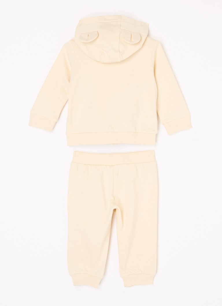 Set pentru copii Moschino format dintr-un hanorac și pantaloni de trening din bumbac organic, 2 piese.