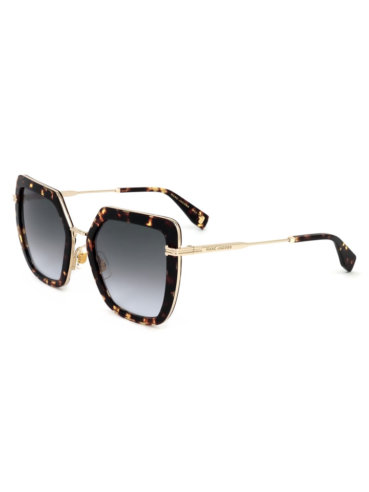 Marc Jacobs Damen-Sonnenbrille in Braun-Gold/ Dunkelblau günstig kaufen 54