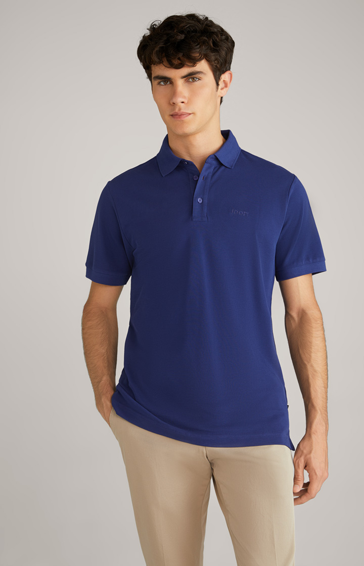 Baumwoll-Poloshirt Primus in Navy