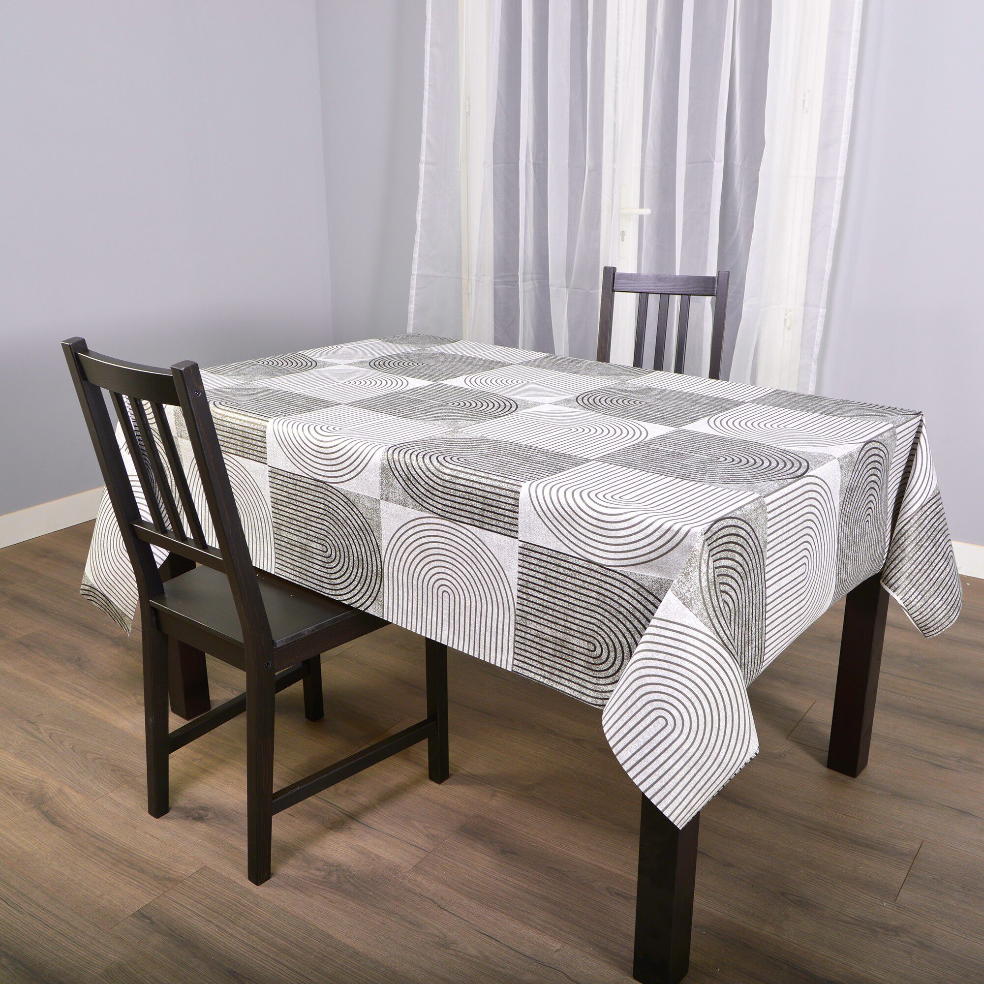 Nappe toile cirée imprimé forme