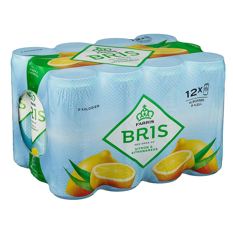 Farris Farris Bris 12-pk 0,33 l Sitron/Sitrongress