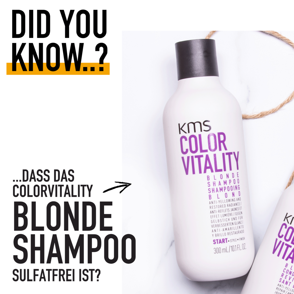 KMS Colorvitality Blonde Shampoo 300 ml