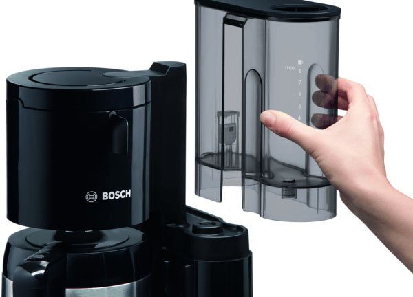 BOSCH Filterkaffeemaschine TKA8A053 Styline, 1,1l Kaffeekanne, Papierfilter 1x4, mit Thermokanne