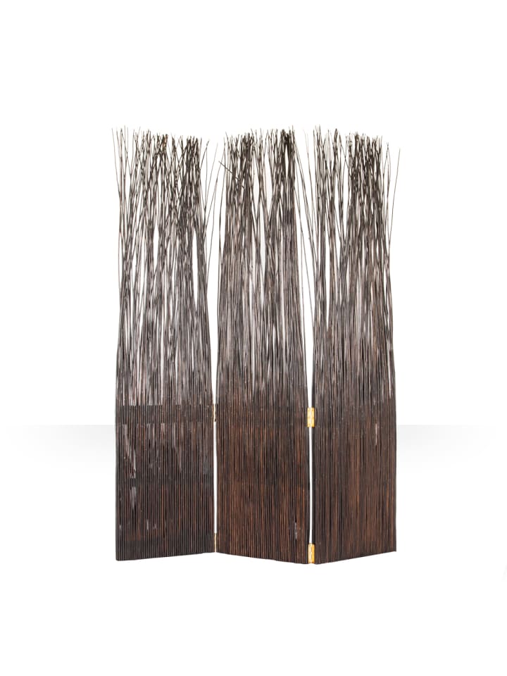Homestyle4u 3-tlg. Paravent in Braun 120x170 günstig kaufen onesize