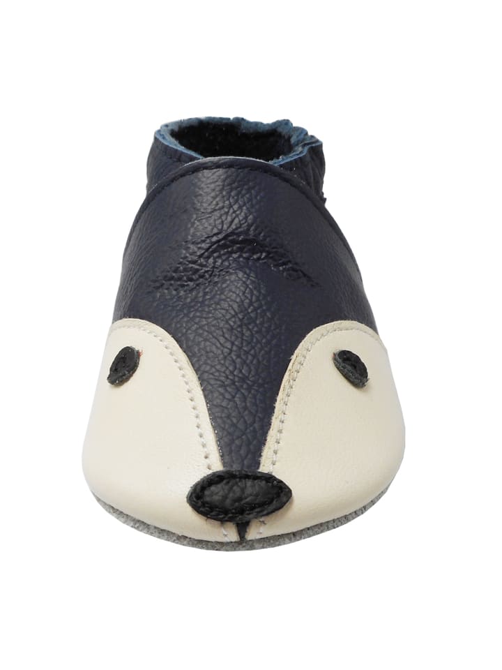 Yalion Leder-Krabbelschuhe 