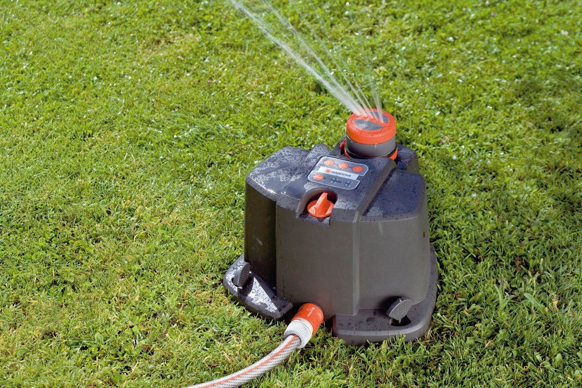 GARDENA Vielflächenregner AquaContour automatic, 08133-20, für Flächen bis 350 m²