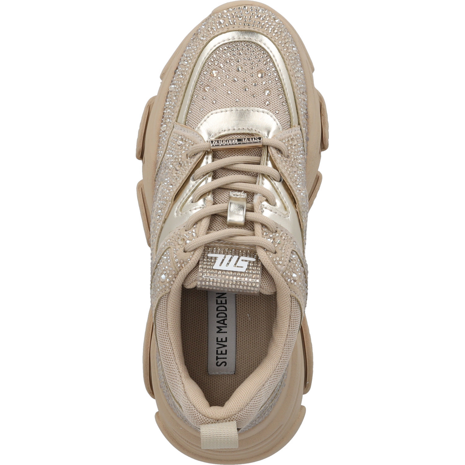 Steve Madden Privy SM19000082, Schnürschuhe, Damen, Beige
