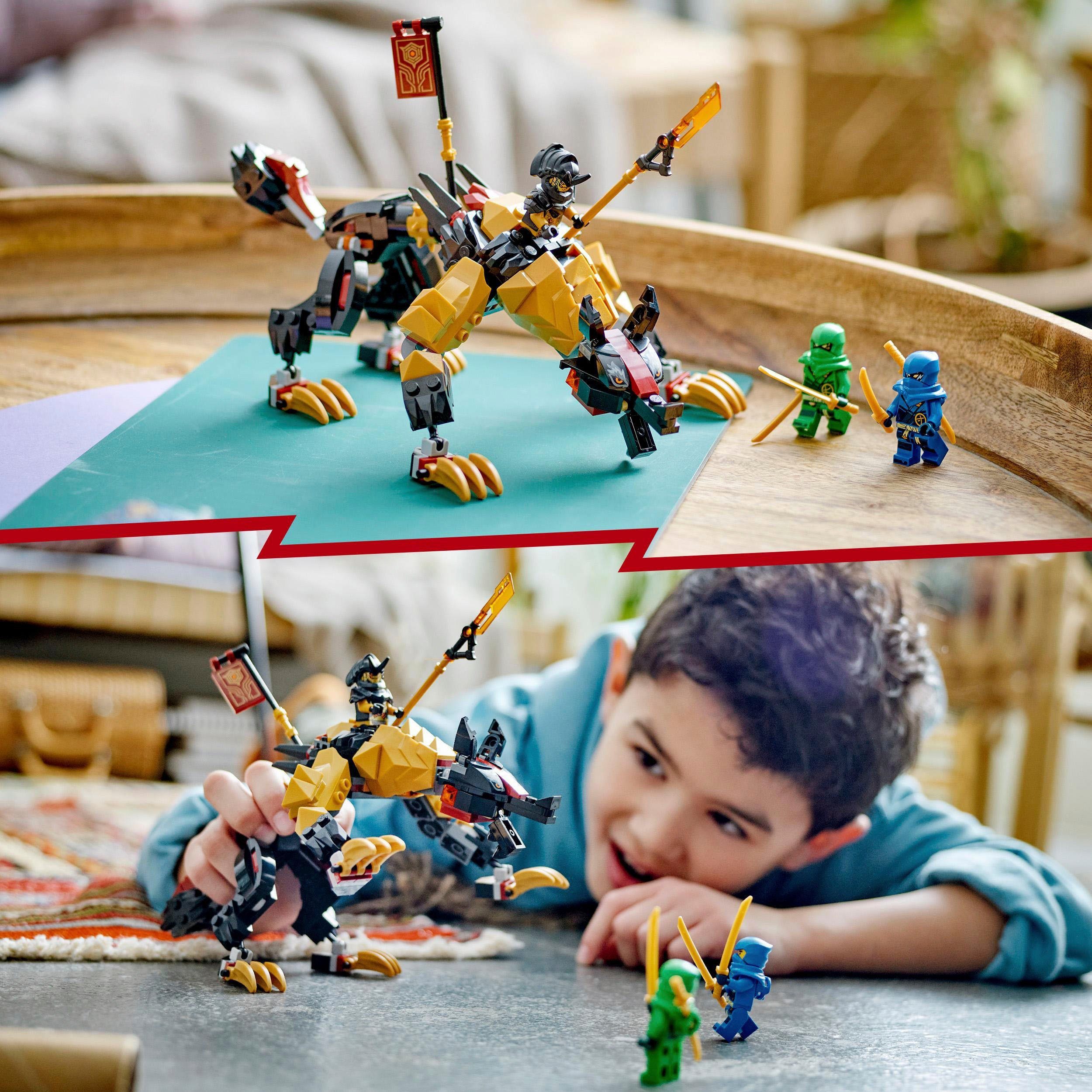 LEGO® Konstruktionsspielsteine Jagdhund des kaiserlichen Drachenjägers (71790), LEGO® NINJAGO, (198 St), Made in Europe