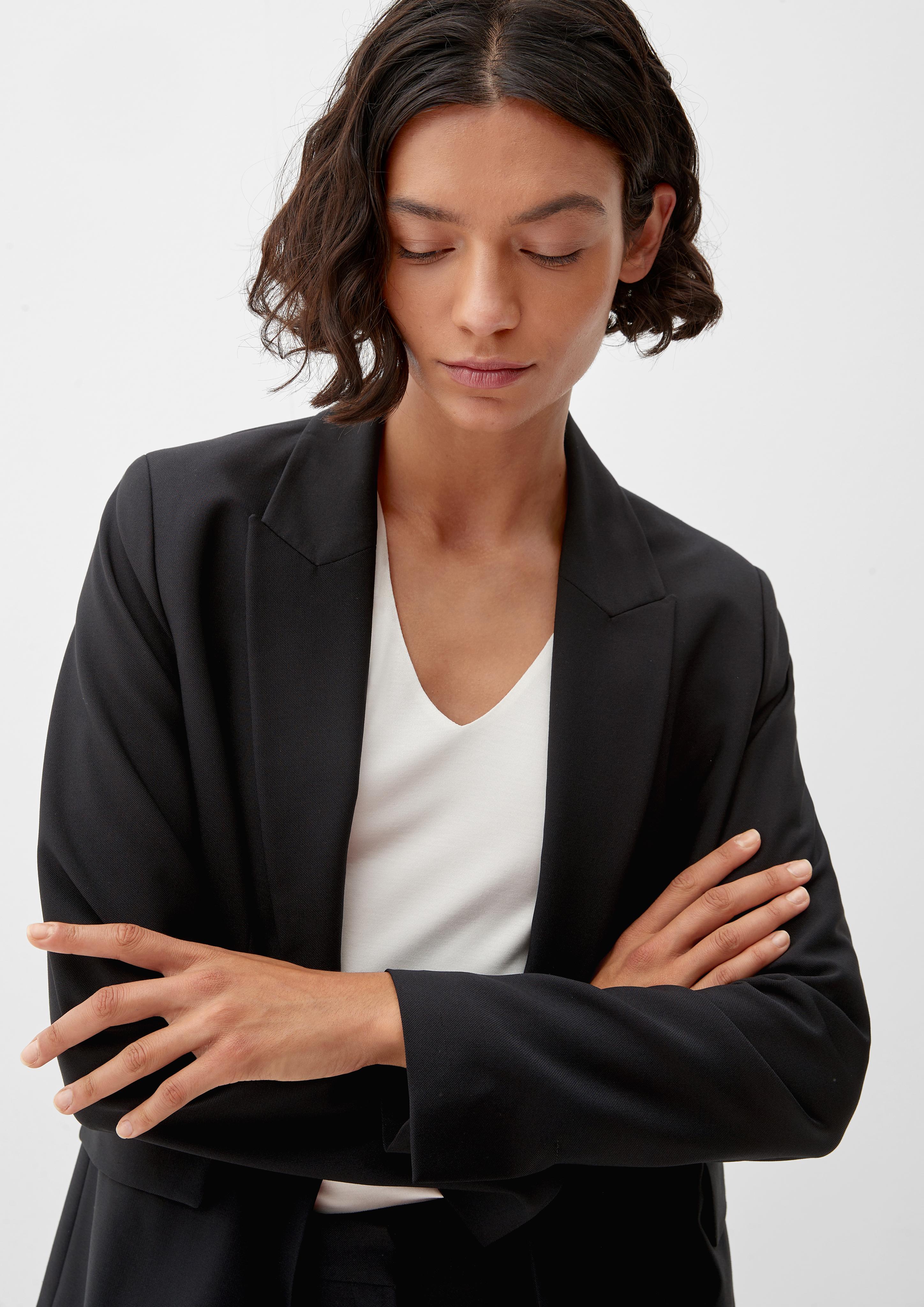 Blazer aus Viskosecrêpe  2121227-9999