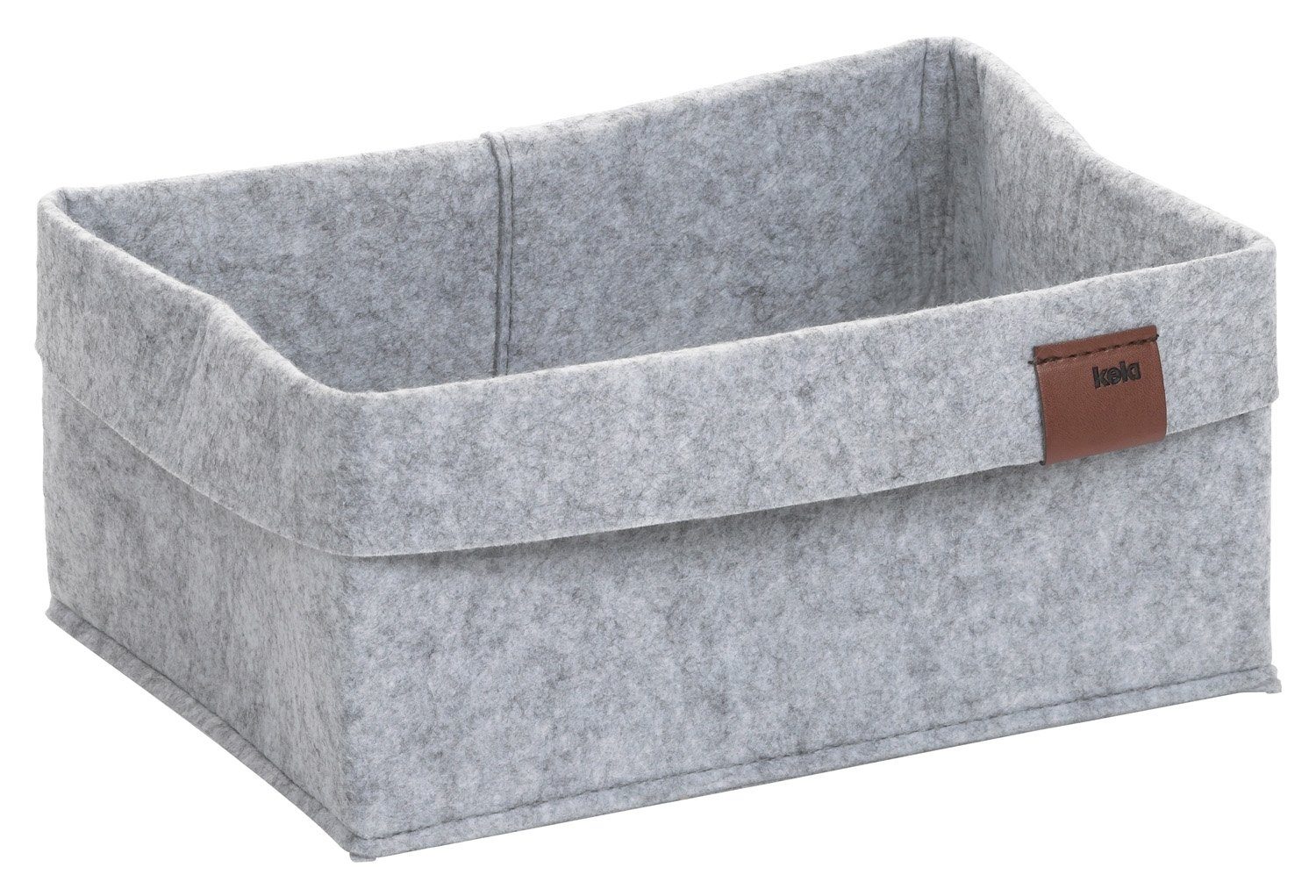 kela Auflaufform Korb FAY, Grau, B 26 cm, Filz
