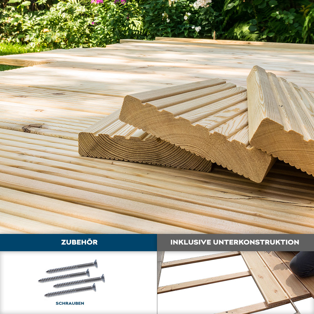 Home Deluxe Terrassendielen LÄRCHE Holz ARIS 30m²