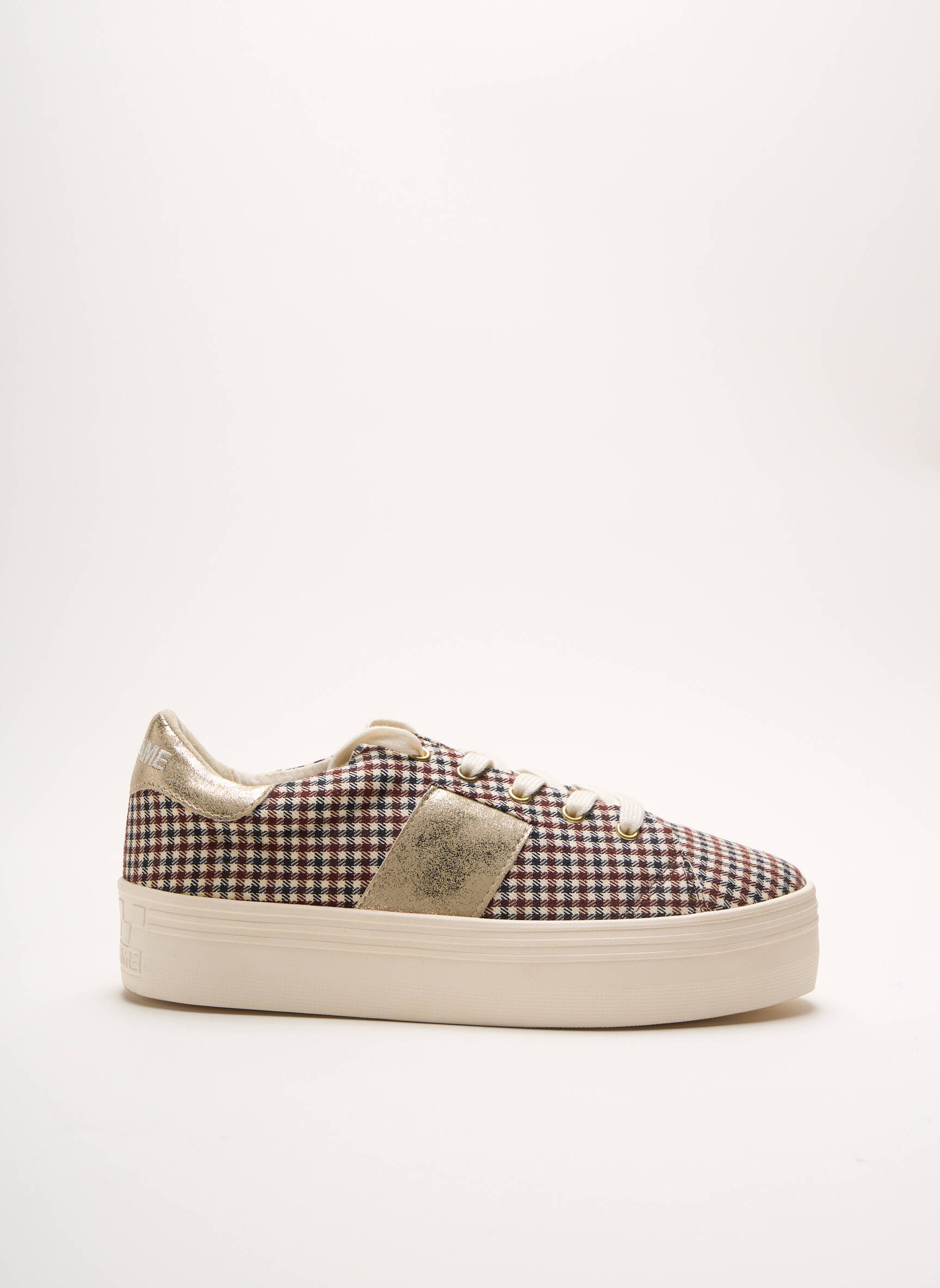 No Name Baskets Femme couleur beige