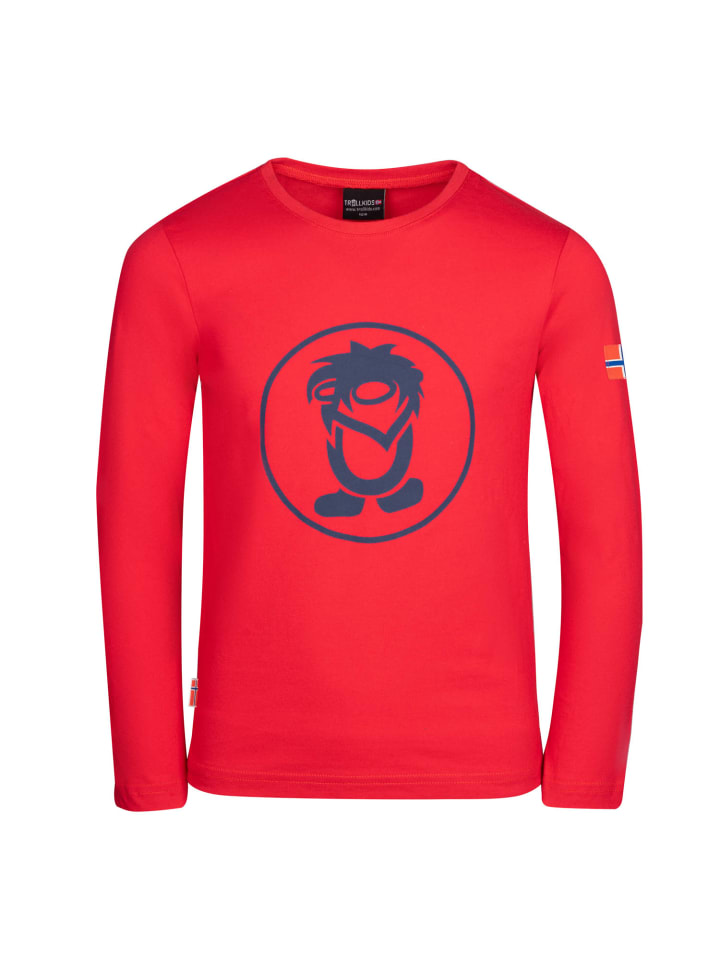 Trollkids Longsleeve Troll in bright red günstig kaufen