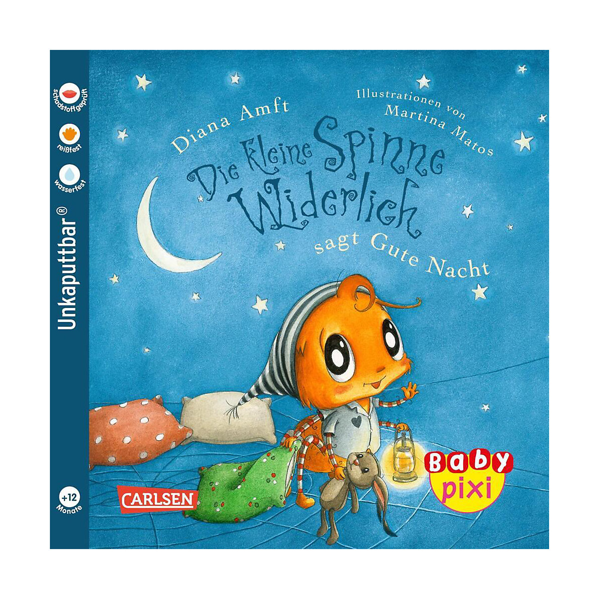 Baby Pixi (unkaputtbar) 119: VE 5 Die kleine Spinne Widerlich sagt Gute Nacht (5 Exemplare)