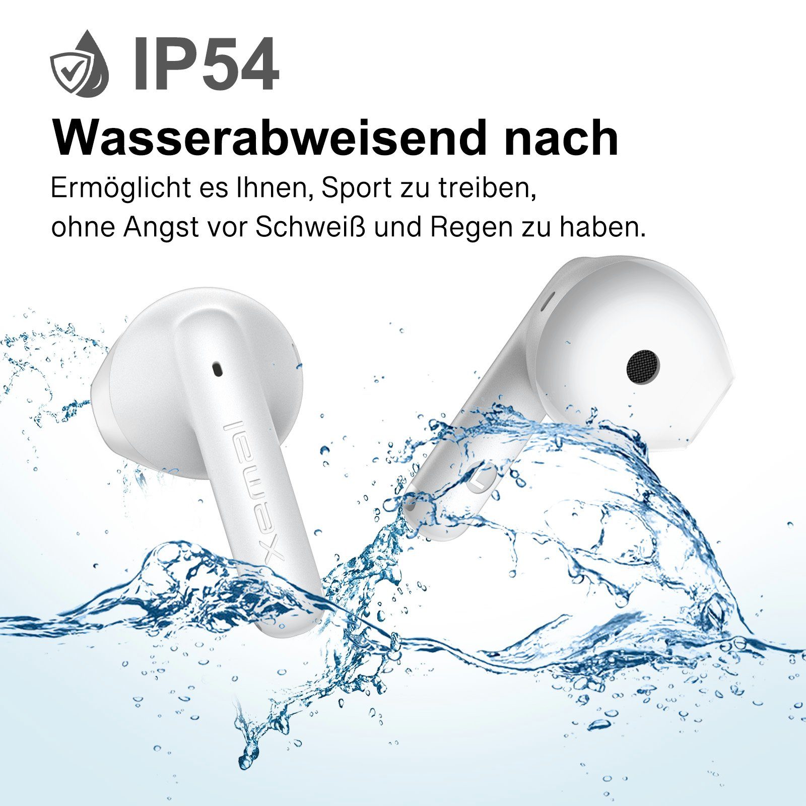 Edifier® X2 wireless In-Ear-Kopfhörer (Sprachassistent, zwei eingebauten Mikrofonen)