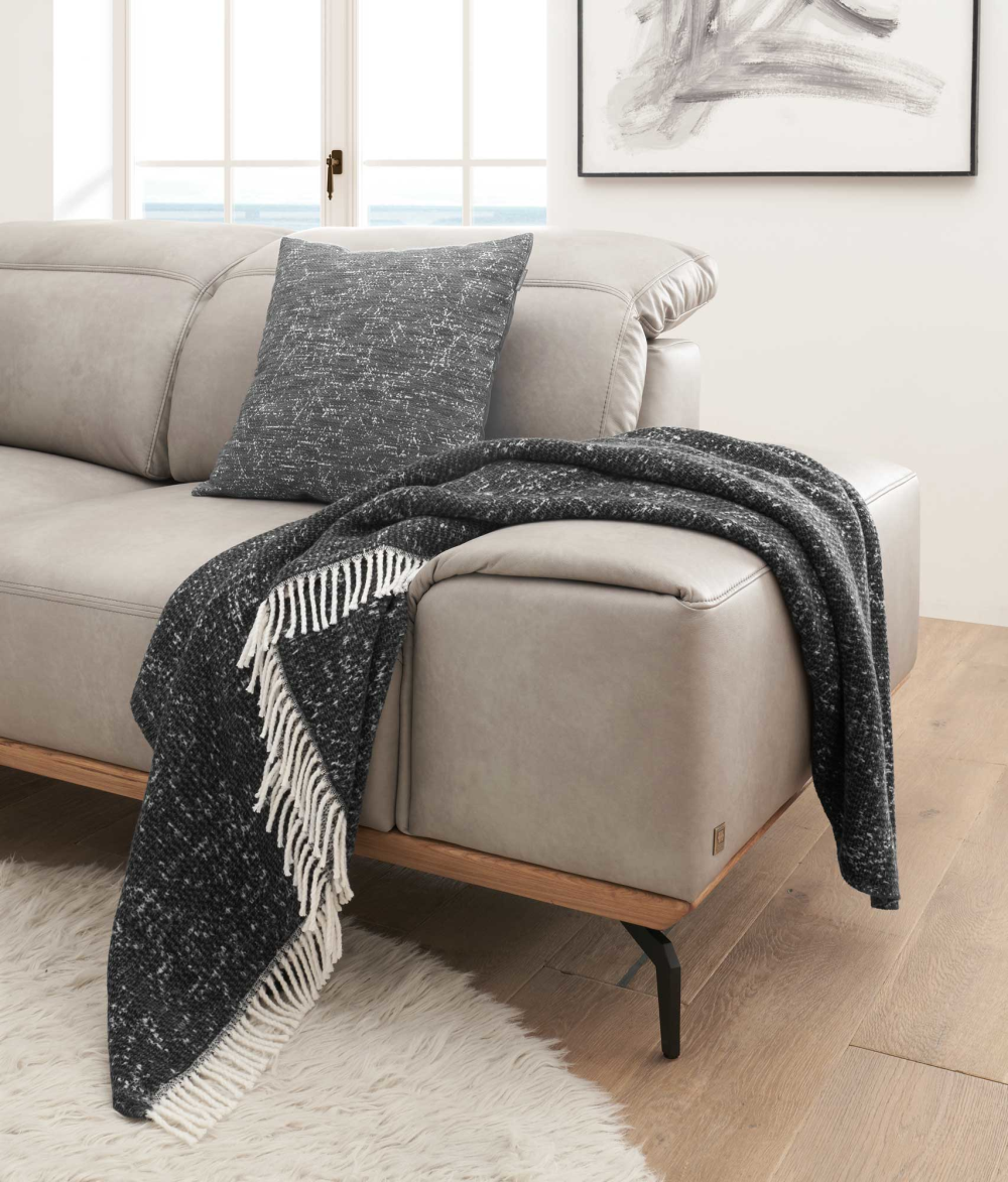 Fransenplaid MR-Ease anthrazit
