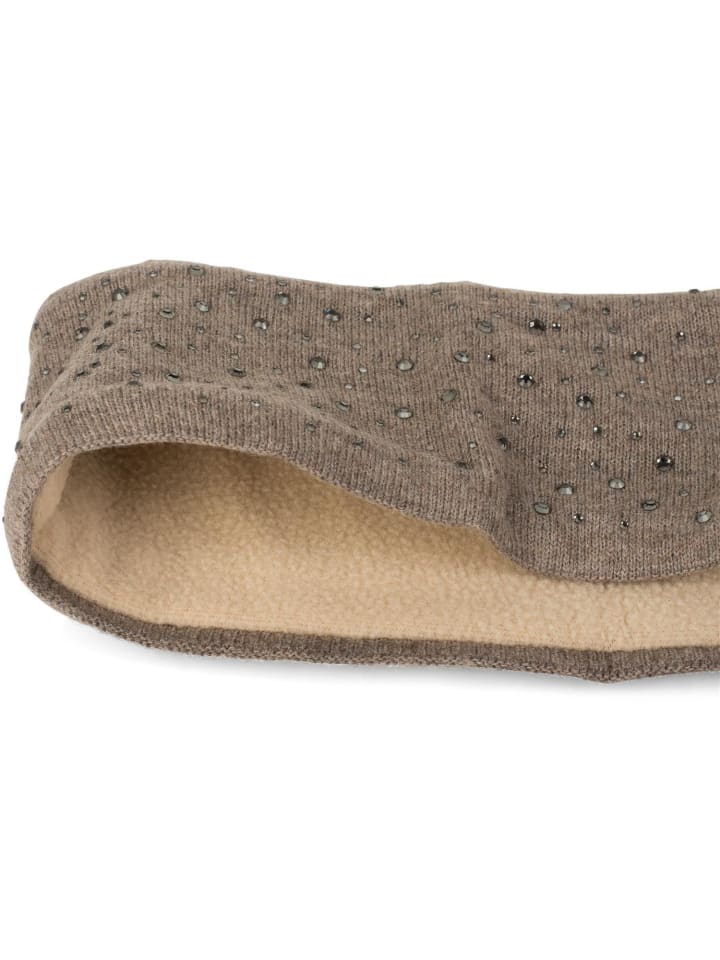 styleBREAKER Feinstrick Stirnband in Braun günstig kaufen onesize