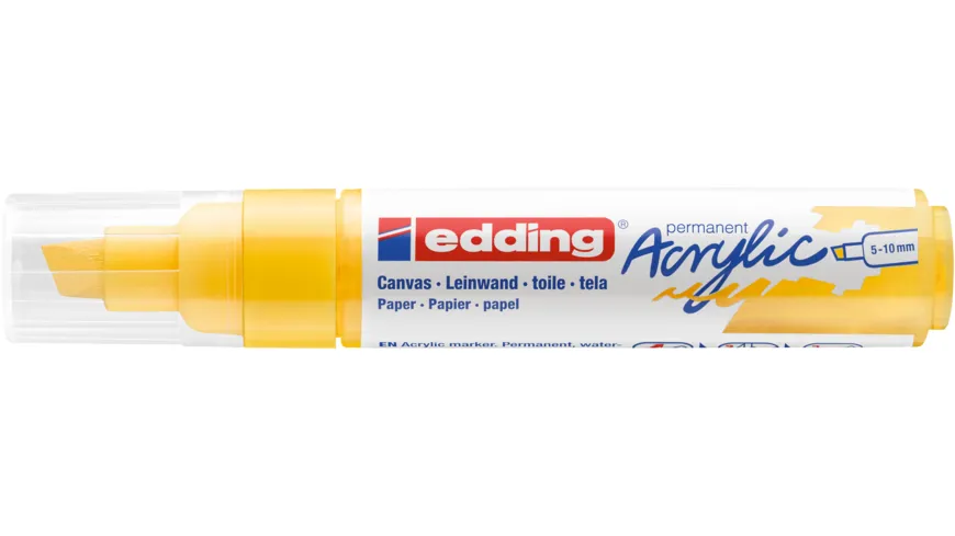 edding Acrylmarker 5000 breit verkehrsgelb verkehrsgelb
