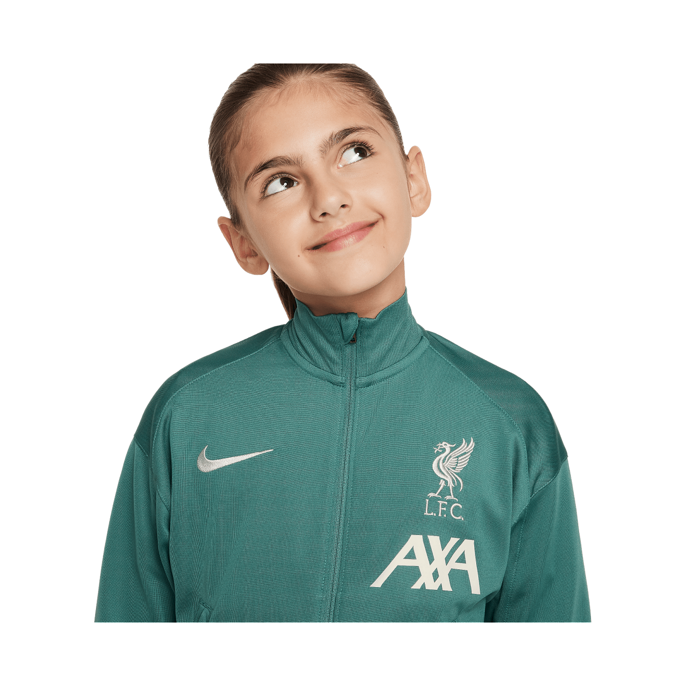 Nike FC Liverpool Trainingsanzug Kids Grün F363