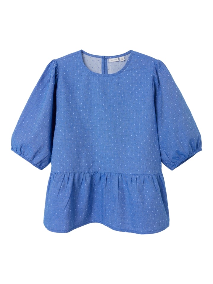 name it Bluse NKFFADOTTA S/S TOP in clematis blue günstig kaufen
