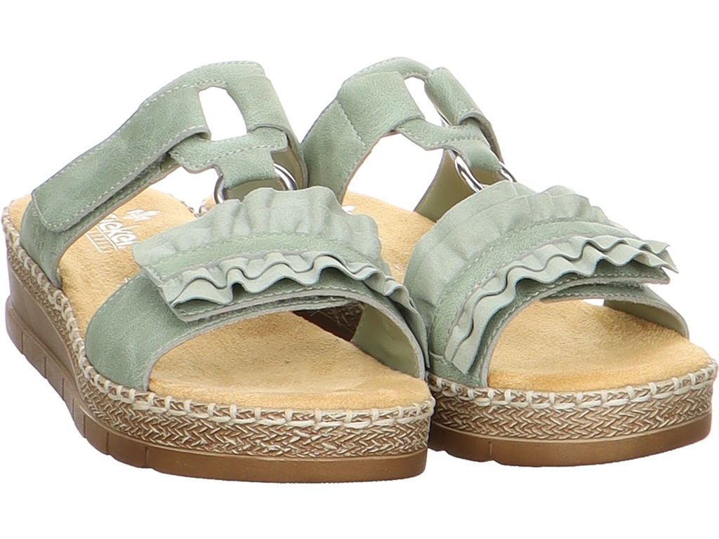 RIEKER Klassische Sandalen grün V1222