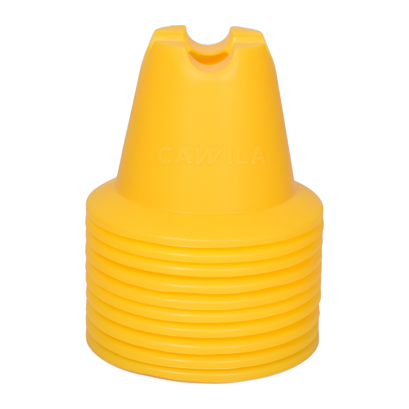Cawila Mini-Pylone 10er Set Gelb