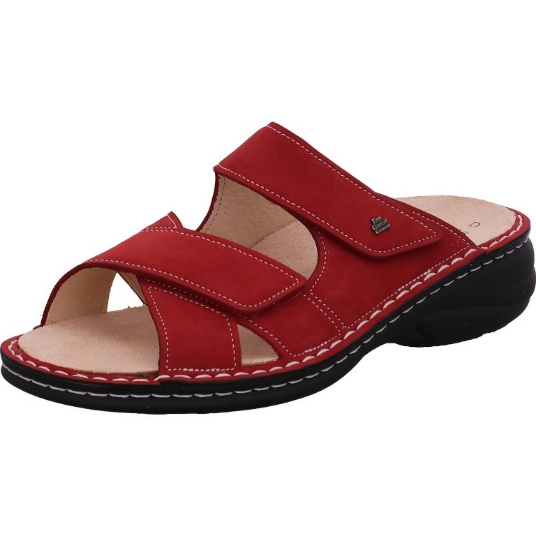 FINN COMFORT Komfort Sandalen rot