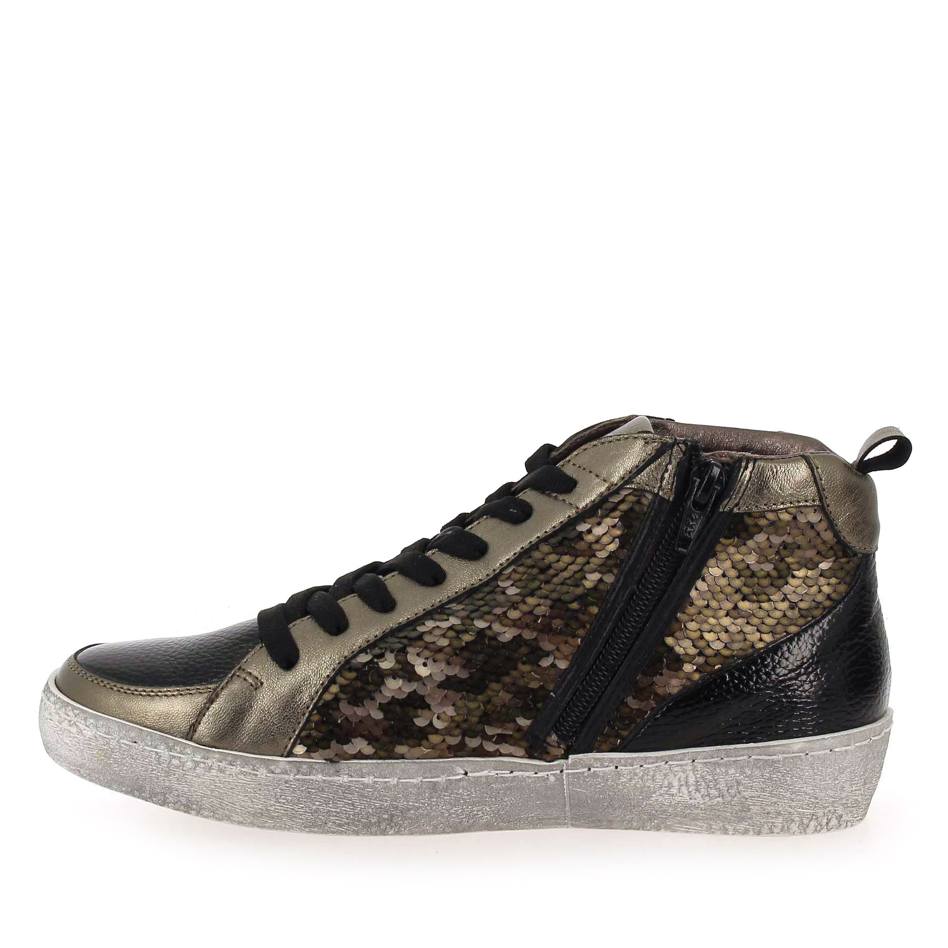 Reqins  BRITANNY MIX SEQUINS - Bronze Noir