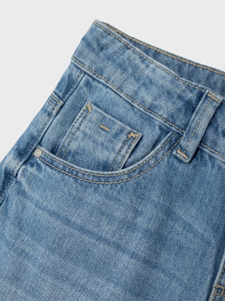 name it Wide Leg Jeanshose NKFROSE WIDE JEANS 5529-BE in medium blue denim günstig kaufen