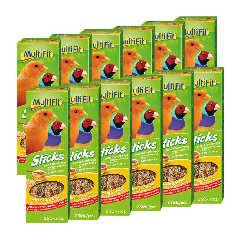 MultiFit Snacks MultiFit Kanarien Sticks 12x2er