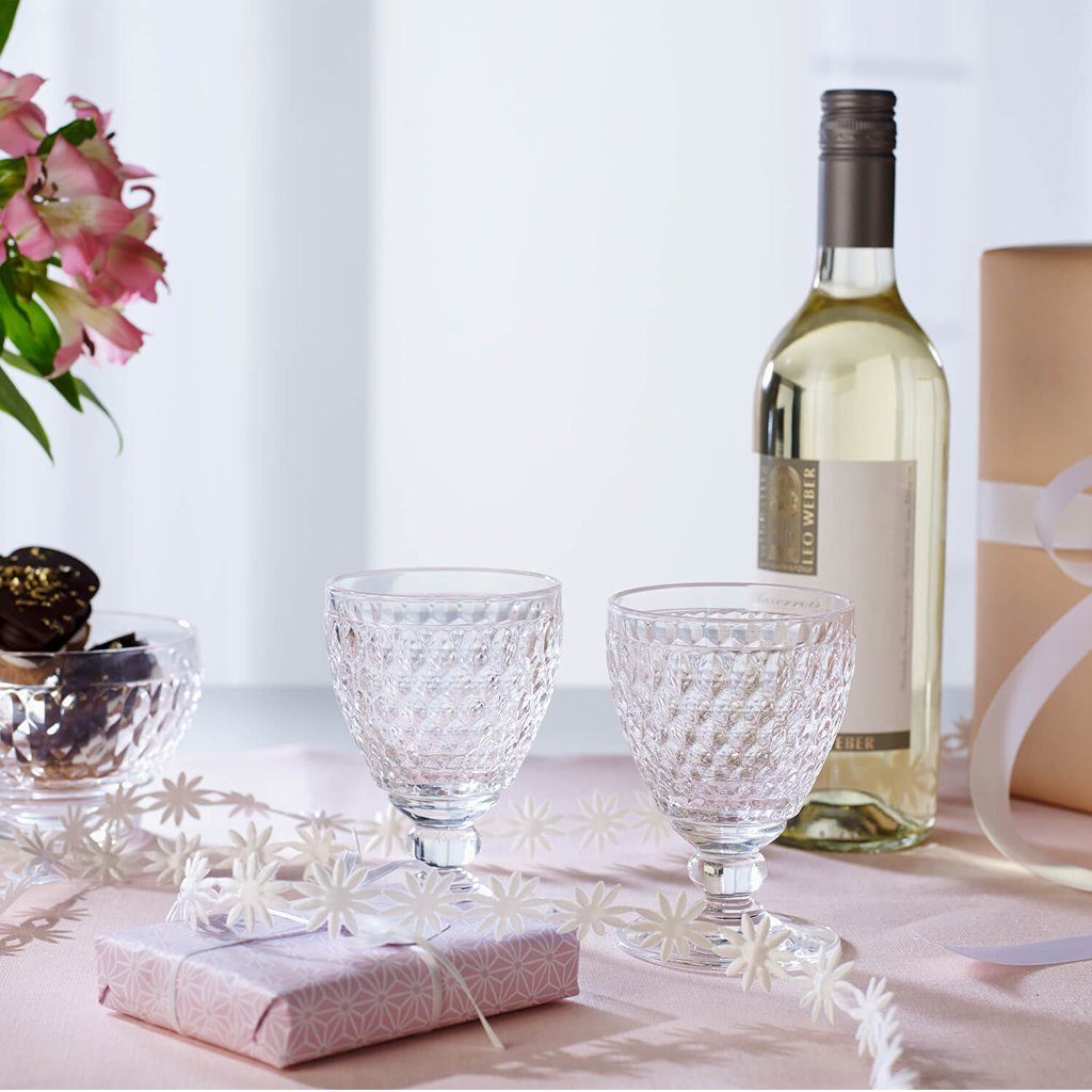 Villeroy & Boch Weißweinglas Boston Weißweinglas Klar, Glas
