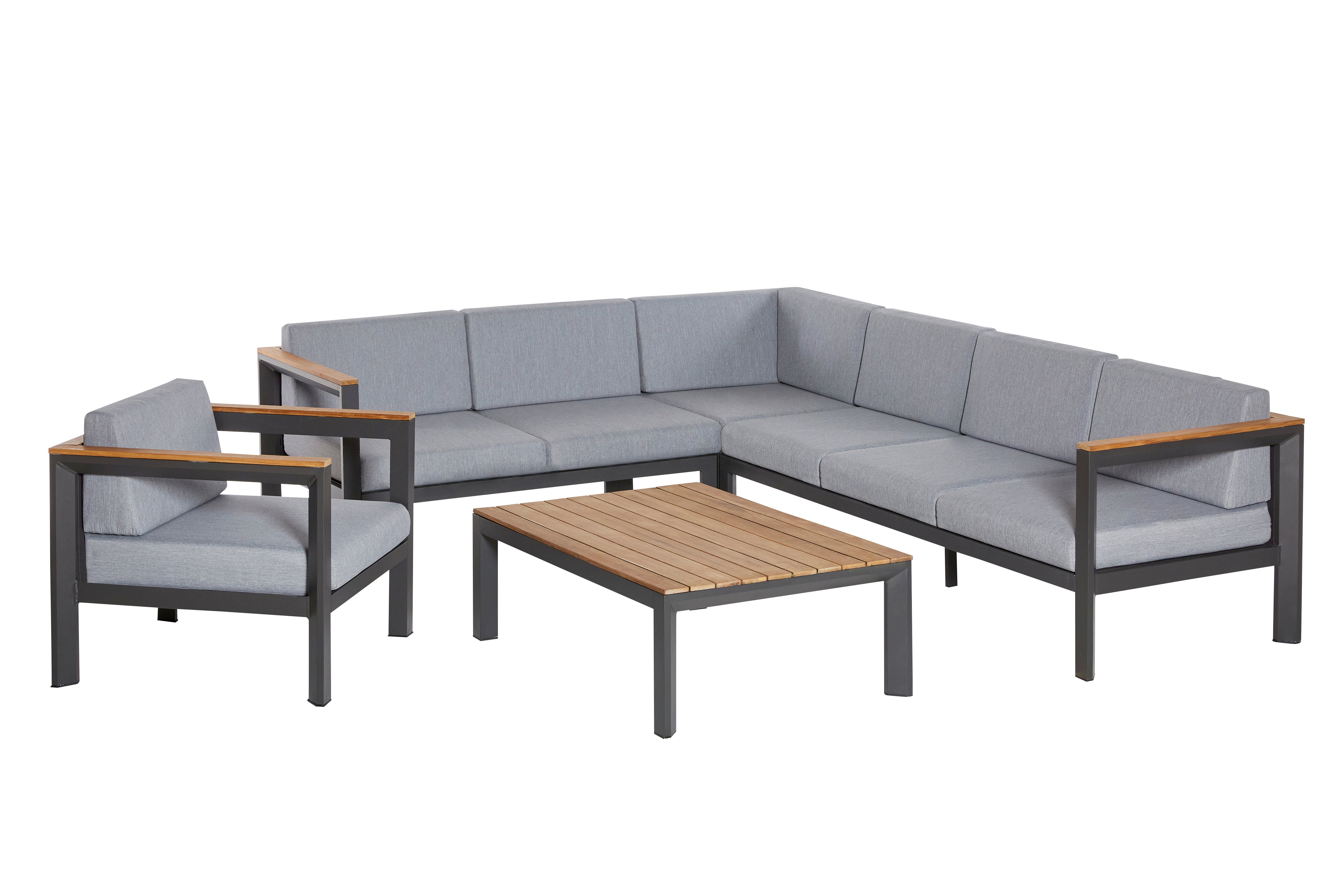 Timbers Gartenlounge-Set Boston, (5-tlg)