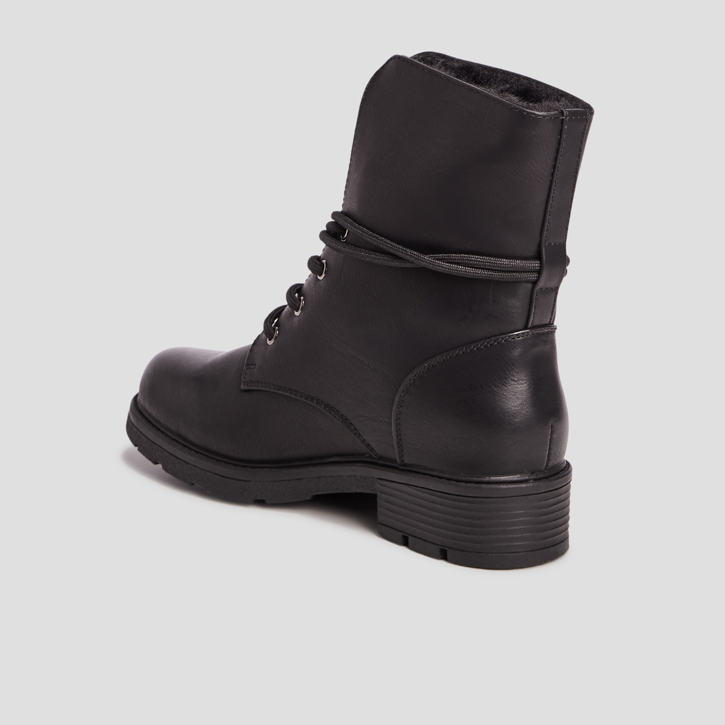 Bottines fourrées noir fille | La Halle