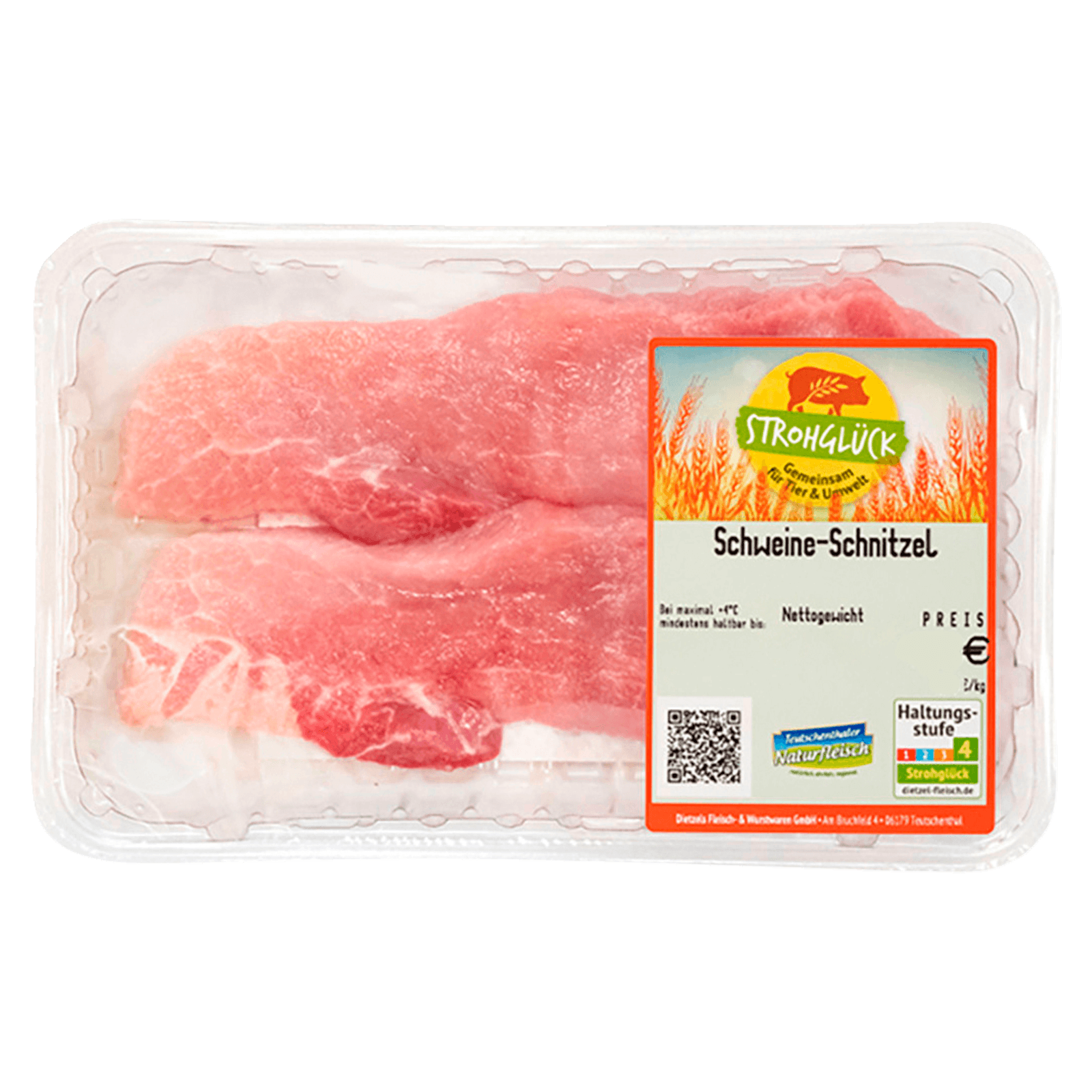 Strohglück Schweine-Schnitzel ca. 340g