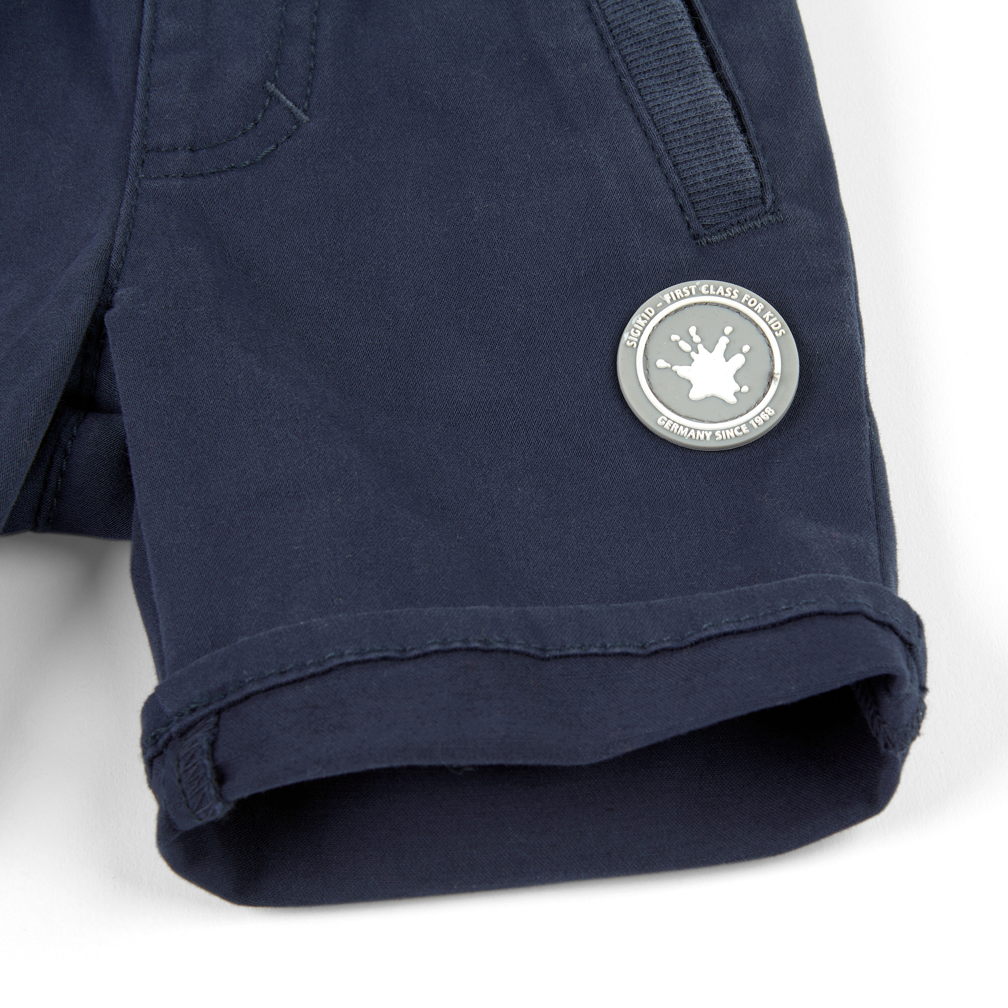 Baby Gabardine Bermuda in Dunkelblau