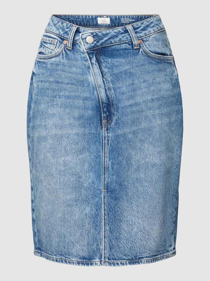 Jeansrock mit Eingrifftaschen Modell 'Agolde' in hellblau