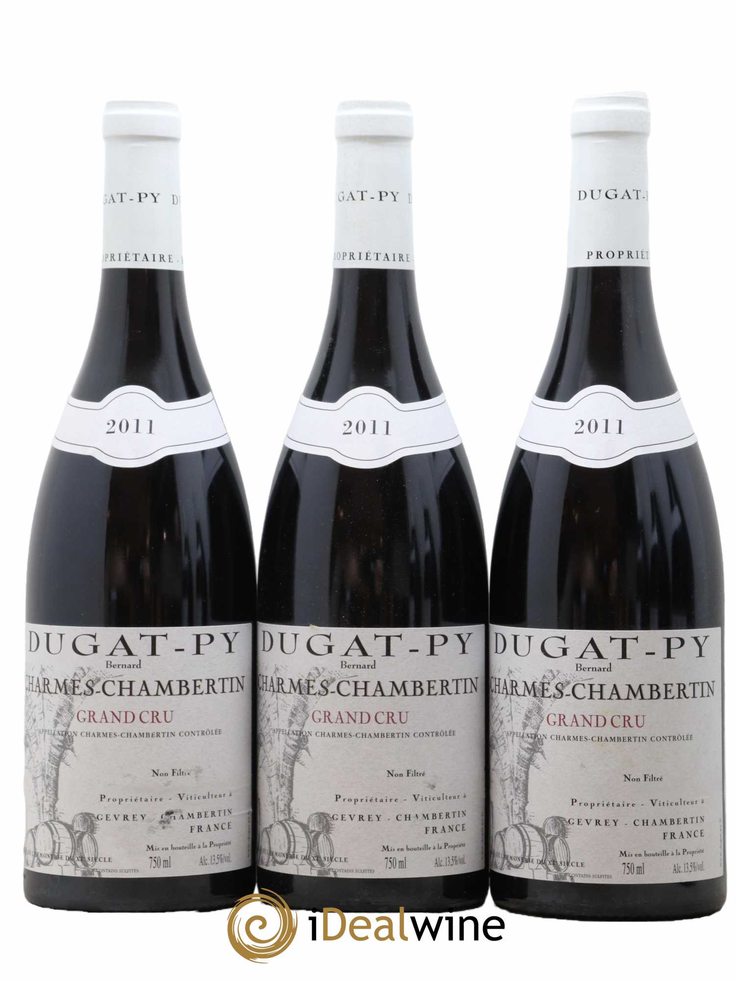 Charmes-Chambertin Grand Cru Dugat-Py  2011 - Lot de 6 Bouteilles