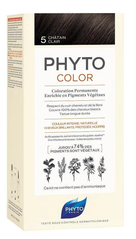 Phyto Phytocolor farba za kosu, 5 svijetlo kestenjasta