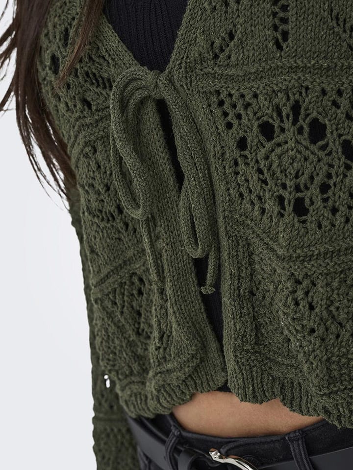 ONLY Cardigan in Dunkelgrün günstig kaufen