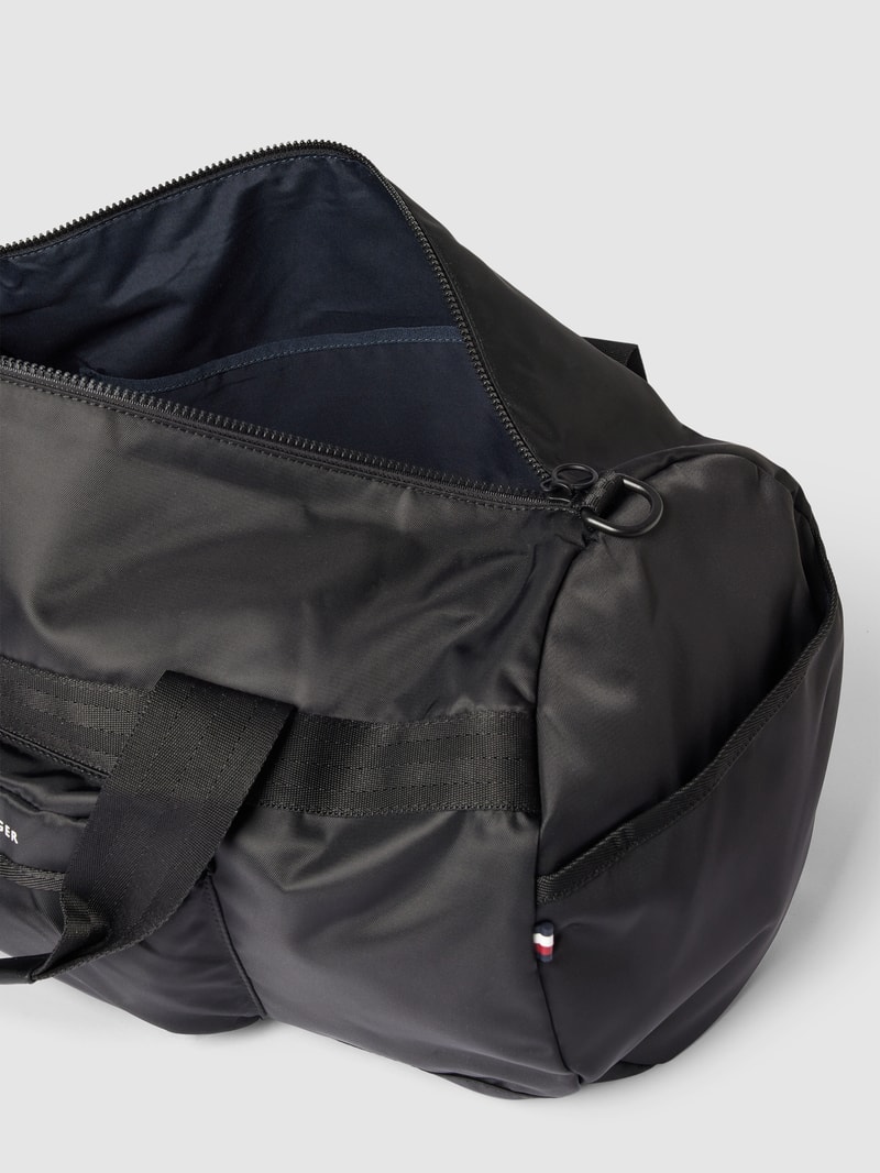 Duffle Bag mit Label-Details Modell 'SKYLINE' in schwarz