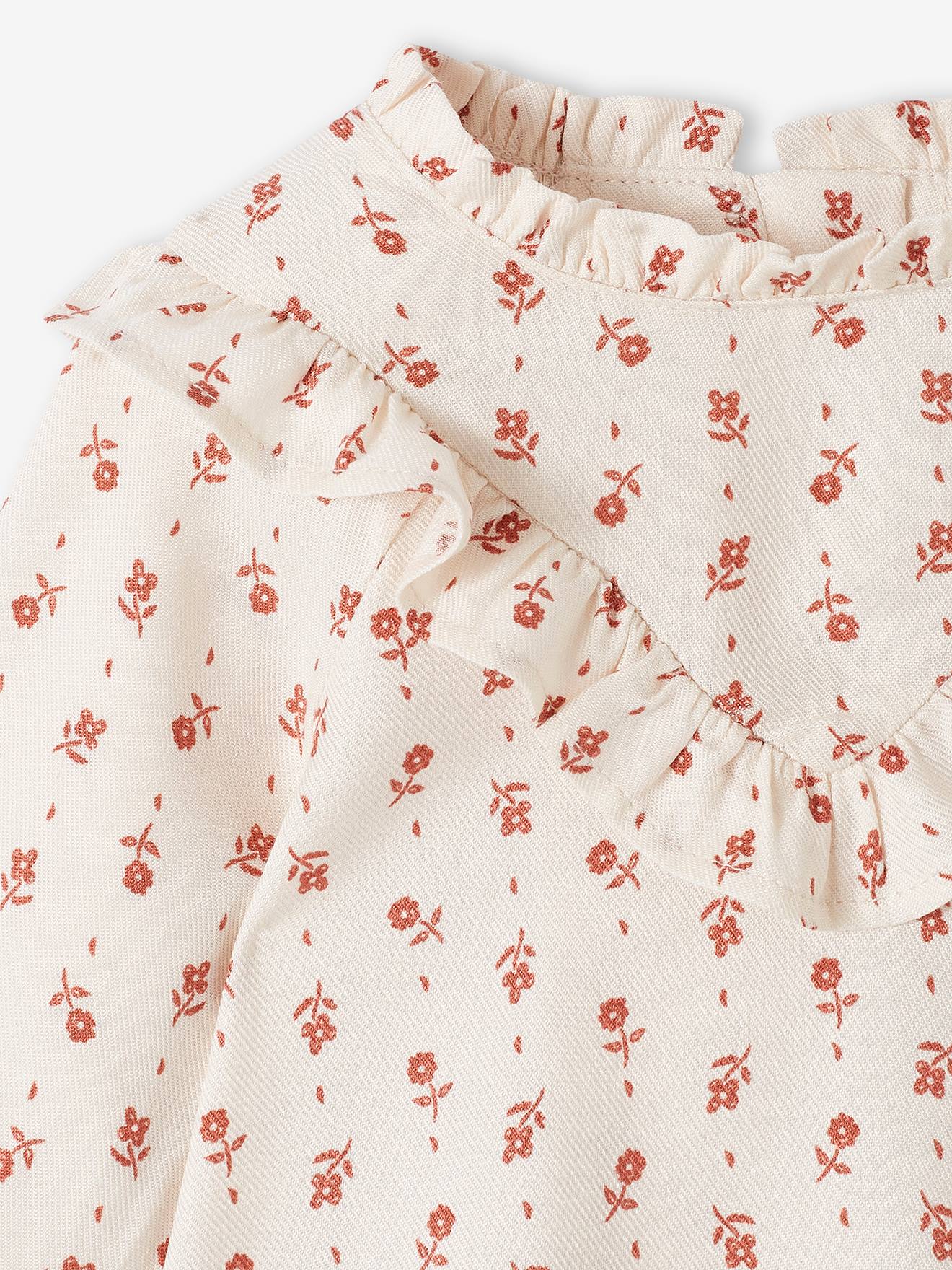 Vertbaudet Mädchen Baby Bluse - wollweiß