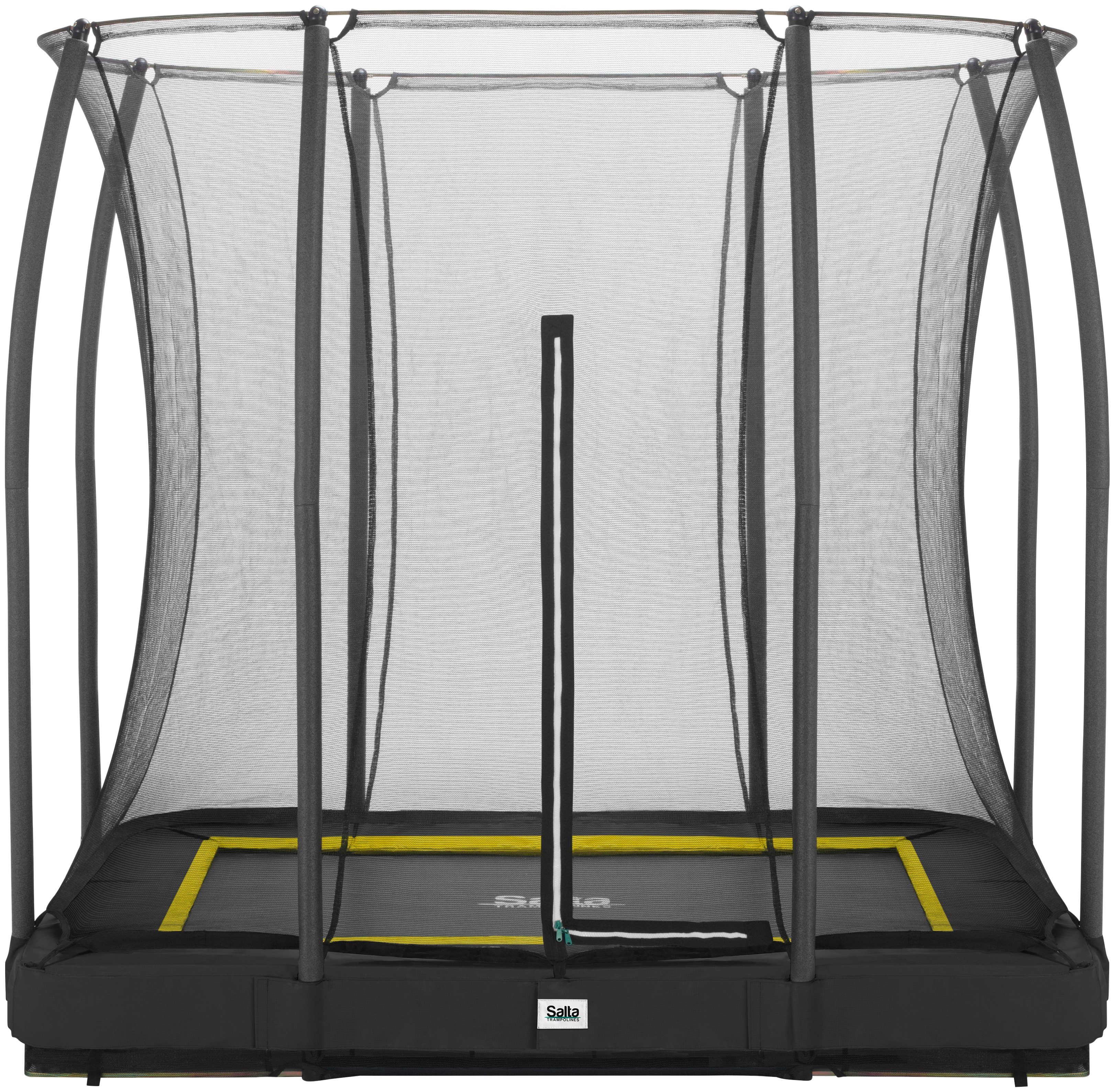 Salta Gartentrampolin Comfort Edition Ground, Schutzrand schwarz