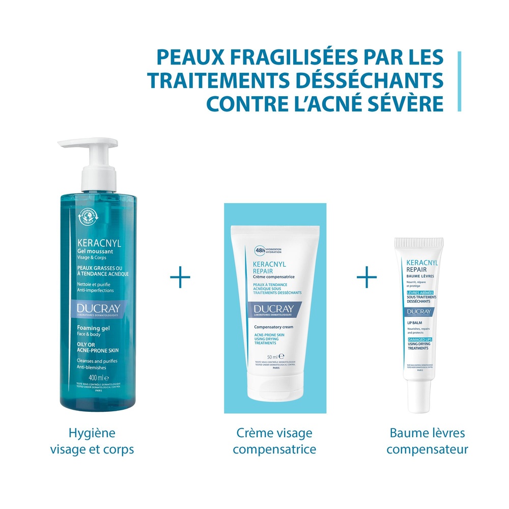 Ducray Keracnyl Repair Crème compensatrice Crème Compensatrice