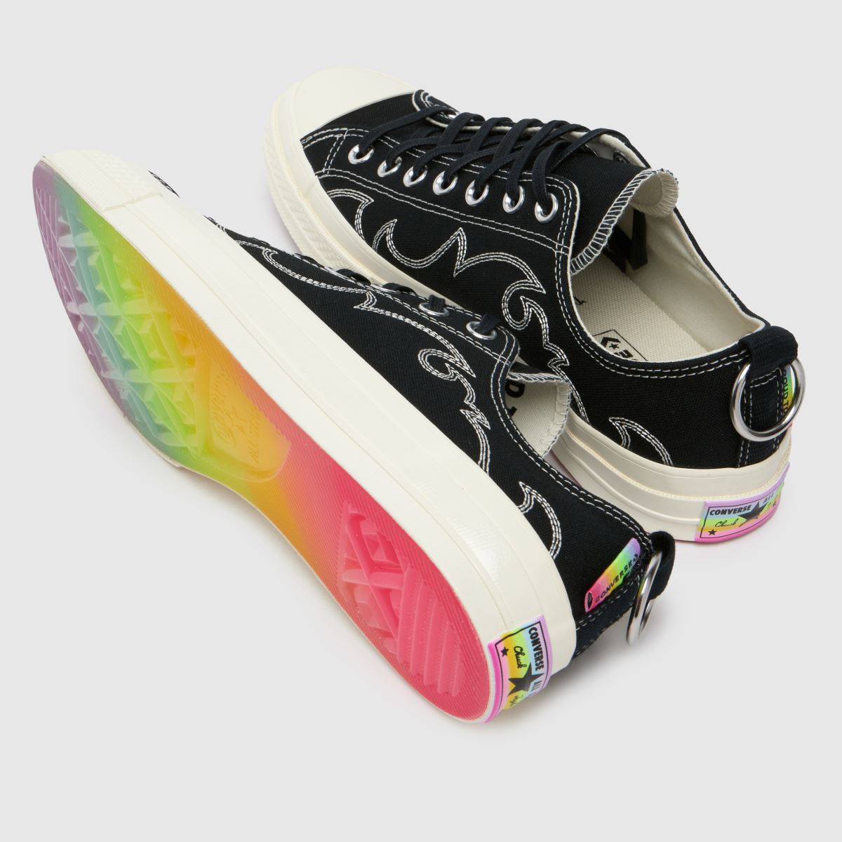 Converse Chuck 70 Ox Pride cipő fekete színben
