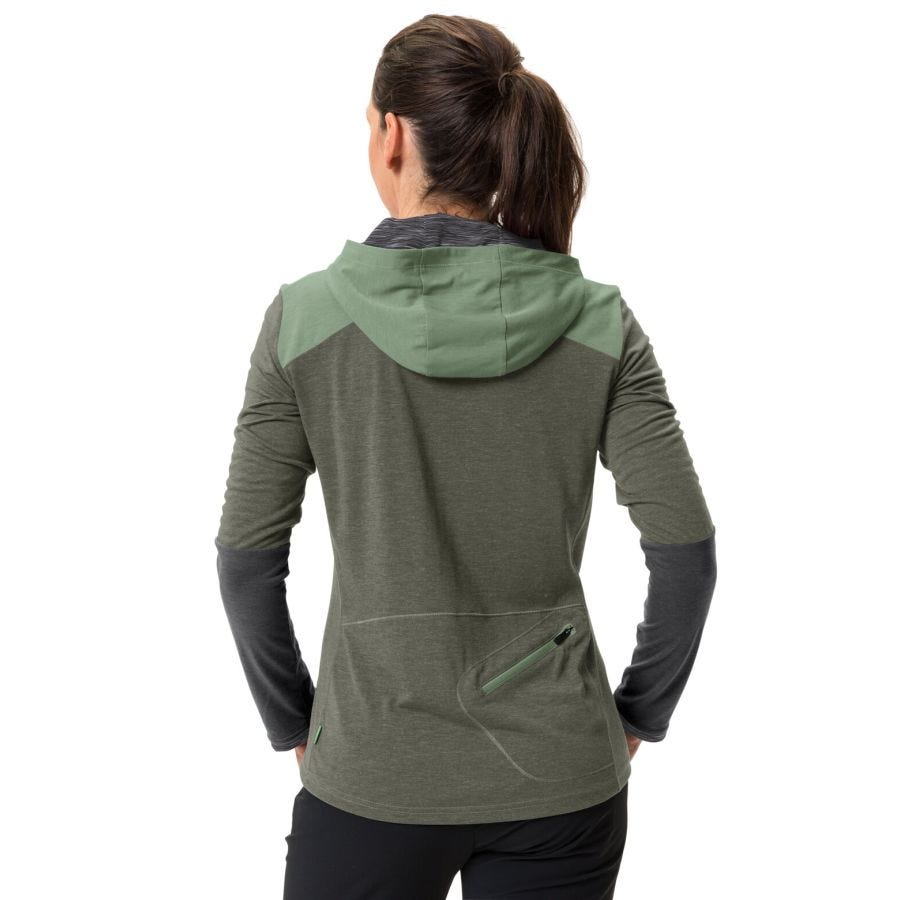 Tremalzo Langarm Hoodie T-Shirt Damen