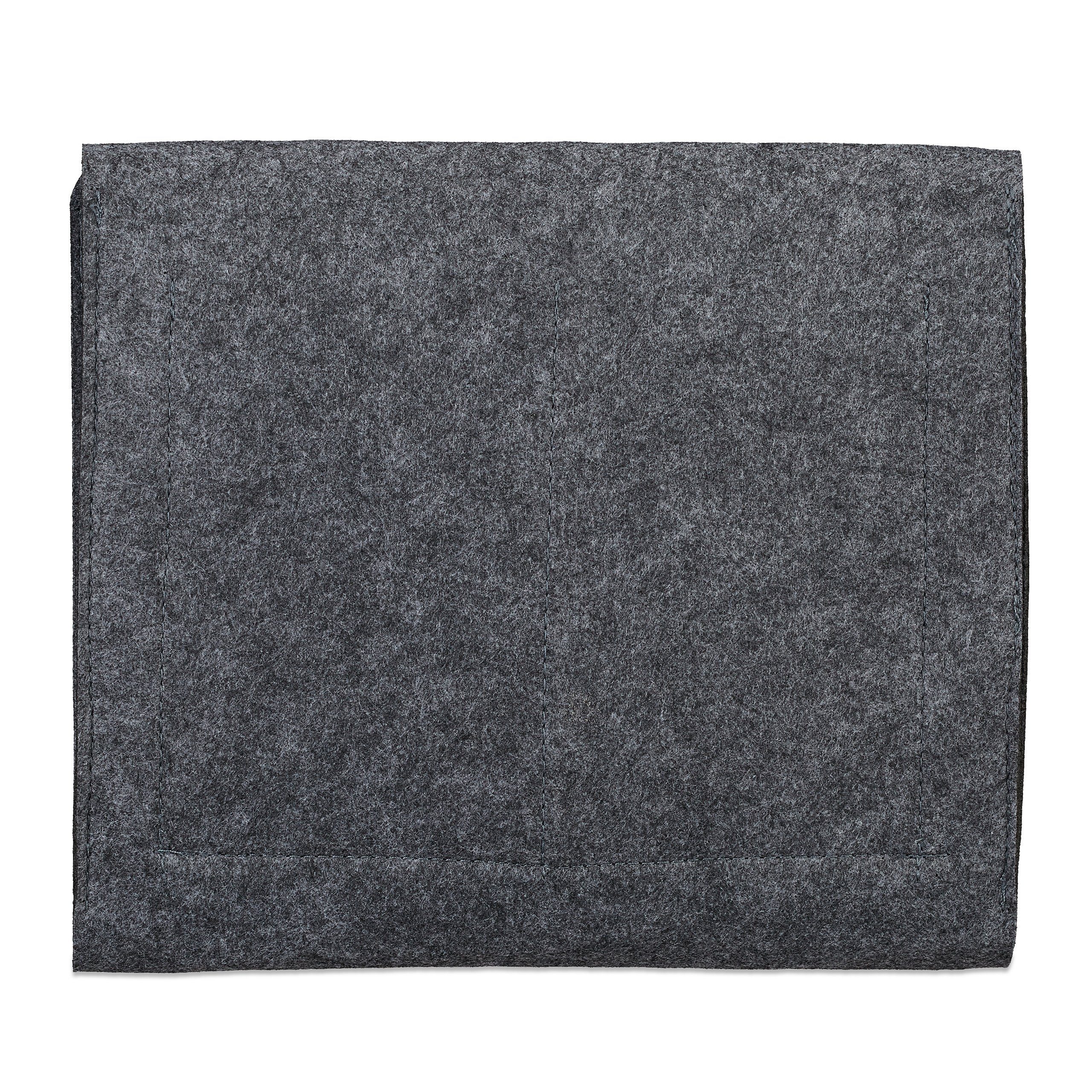 relaxdays Betttasche Betttasche aus Filz, Dunkelgrau