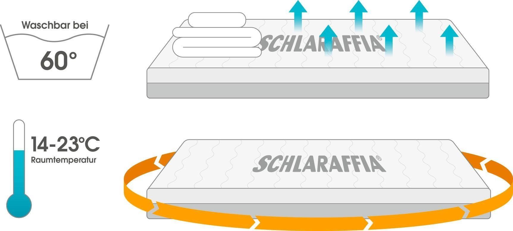 Schlaraffia Boxspringbett Saga, mit GELTEX® inklusive Topper, in Schwebeoptik, Kopfteilhöhe 133 cm