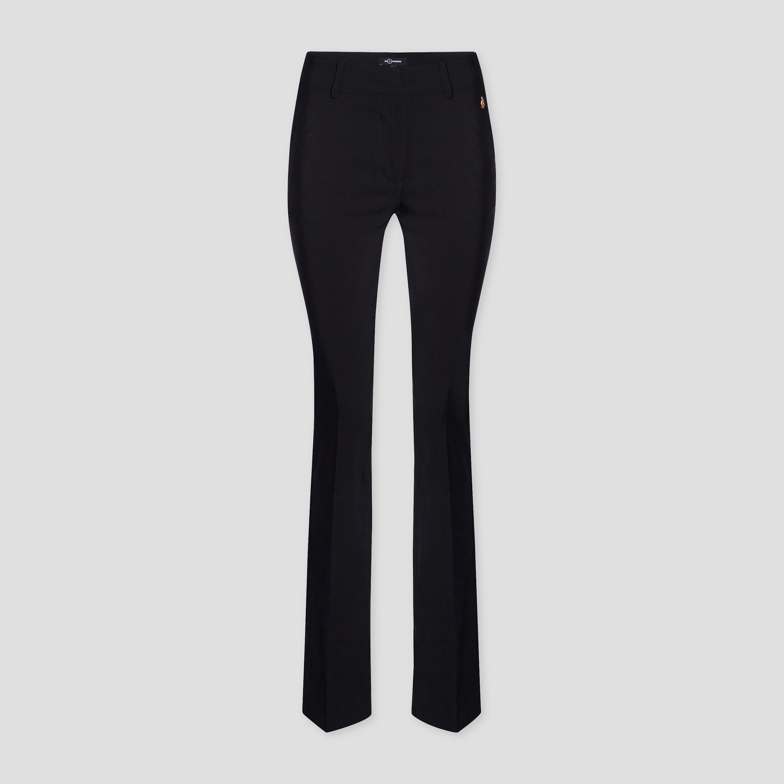 Pantalon bootcut taille basse noir femme | La Halle